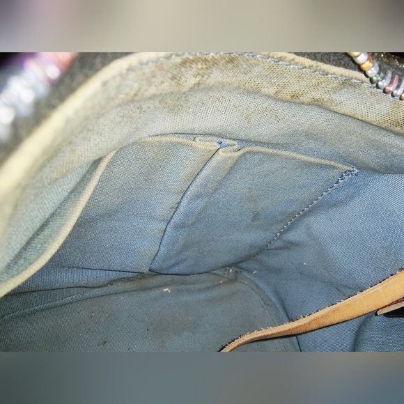 Vintage Dooney & Bourke Rainbow Monogram Hobo - Picture 9 of 12